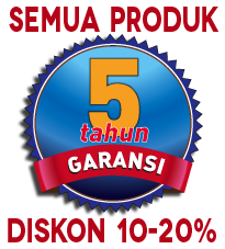 Garansi 5 tahun pada gambar sumber