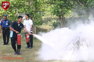 Dokumentasi kegiatan pelatihan APAR 20